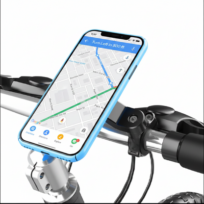 Bike & Motorcycle Phone Mount – Rotating Handlebar Holder