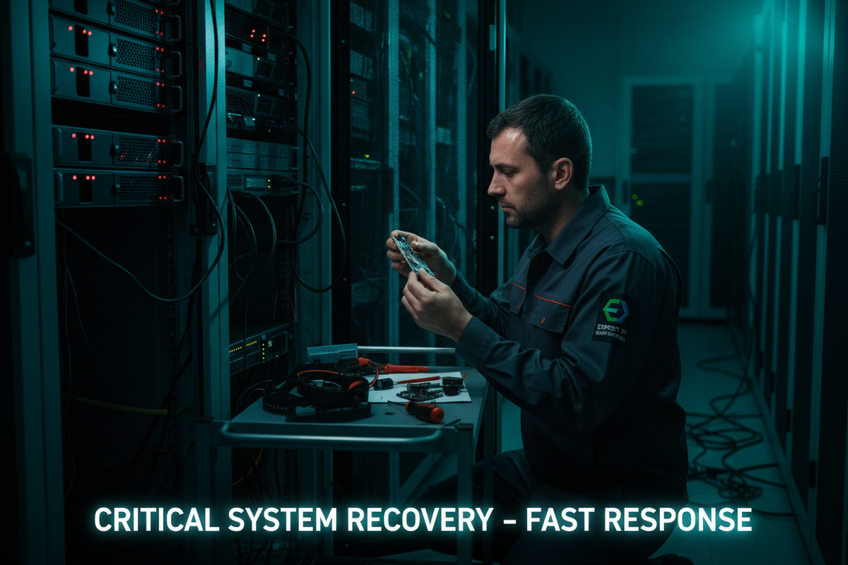 Emergency IT Repair - Server Hardware Troubleshooting and Component Replacement