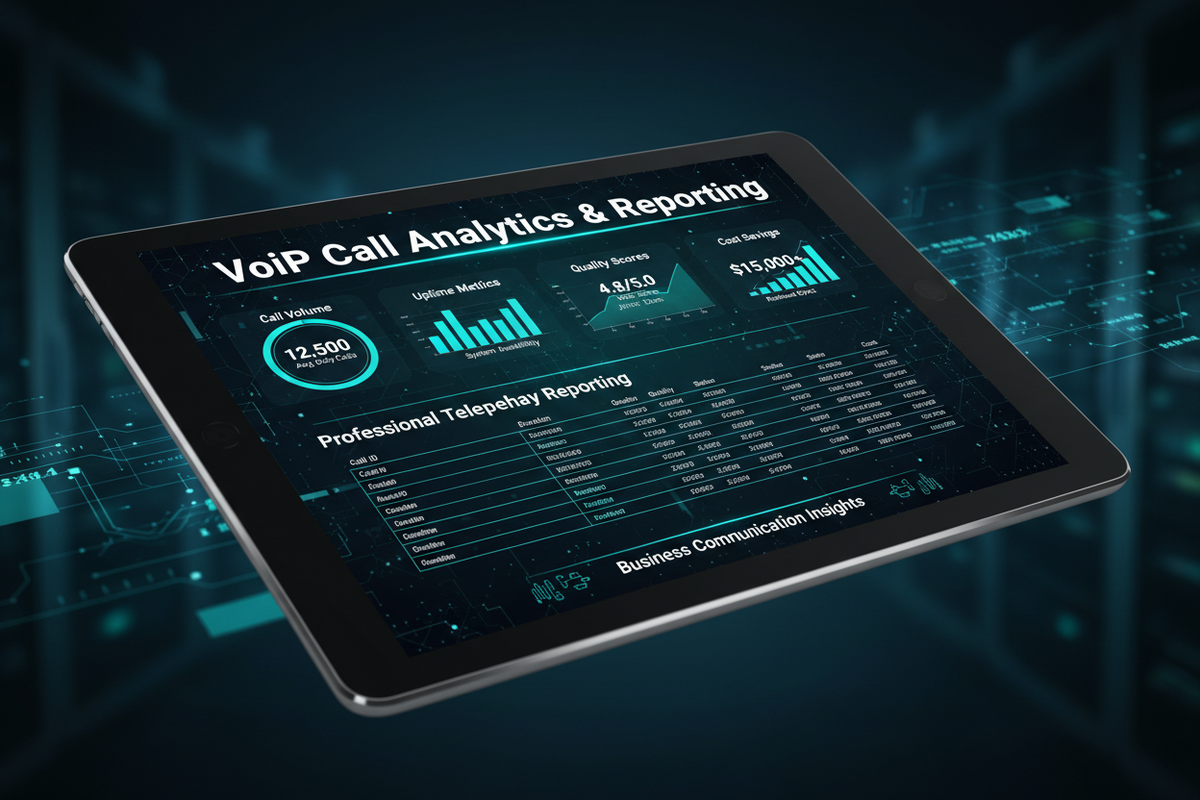 VoIP Call Analytics and Reporting Dashboard