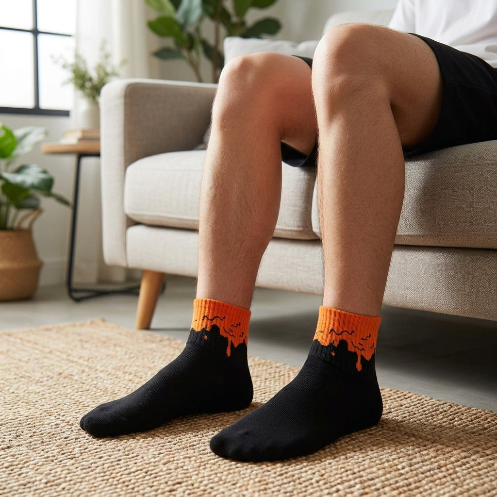 Medias más cortas sin zapatos