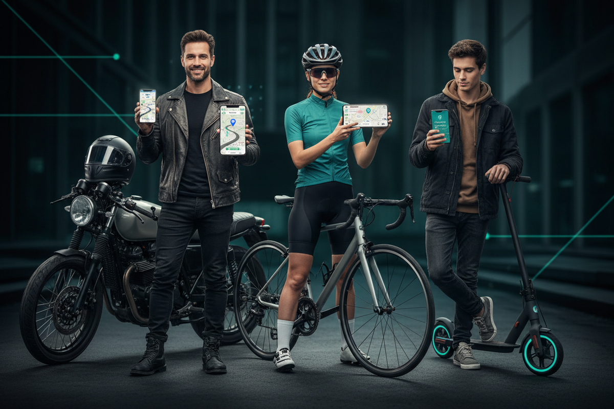 Motorcycle, Bike & Scooter Users