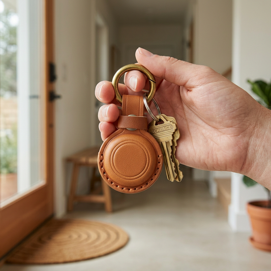 Porta AirTag con llaves