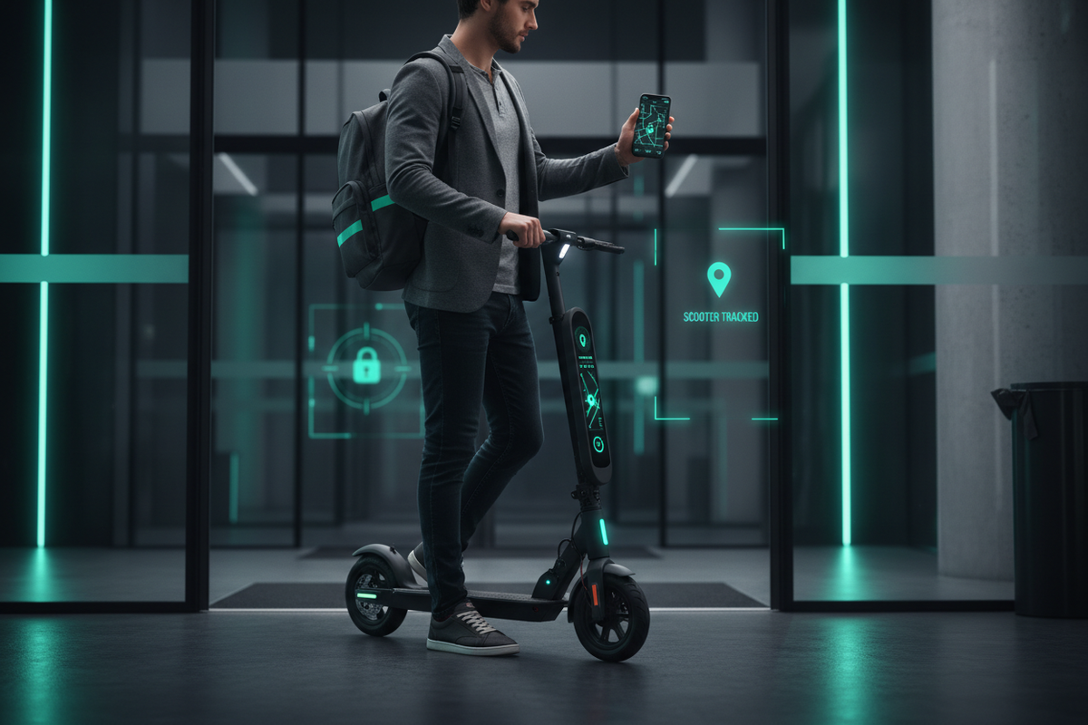 Urban Scooter Commuter