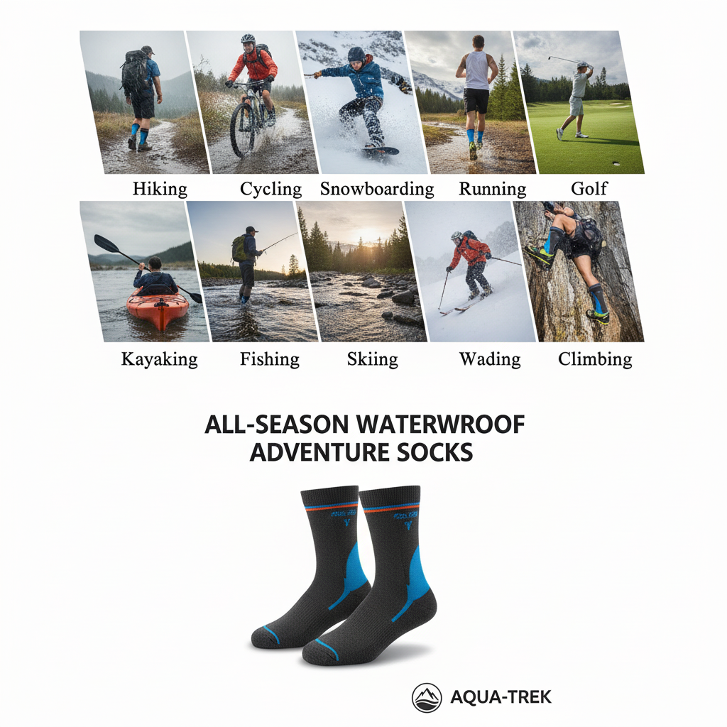 Waterproof Socks - Multi-Sport Lifestyle Image