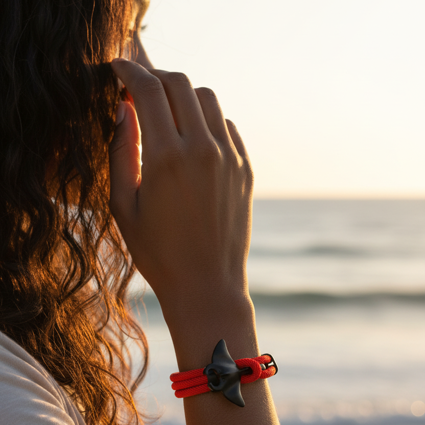 Whale Tail - Red woman